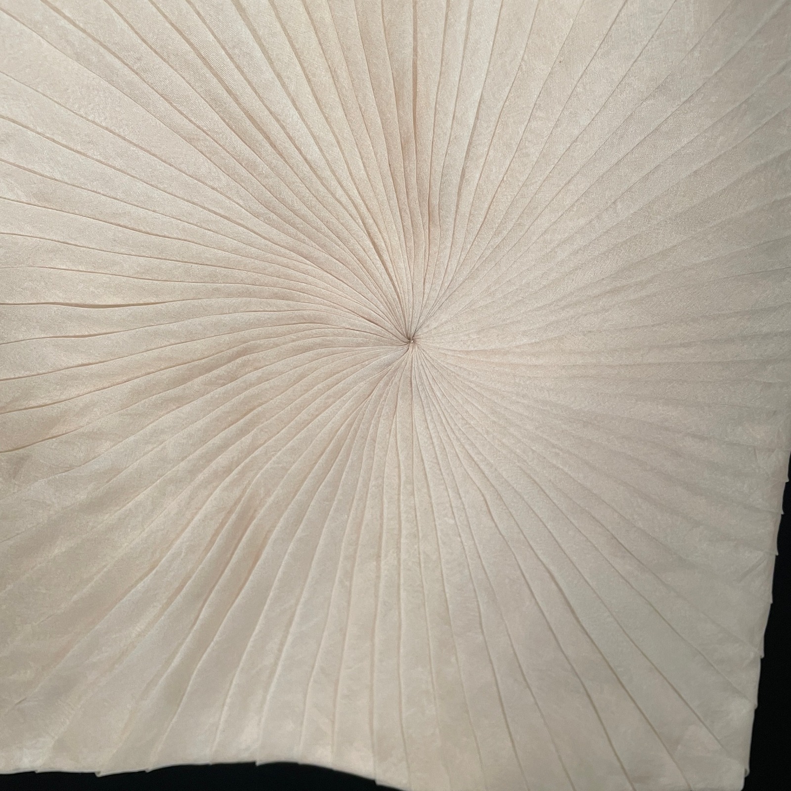 Christian Cota 100% Silk Mini Dress Sunburst Pleated Champagne Nude Cocktail 4 — image 3 of 7